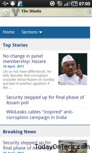 The hindu india newspaper android