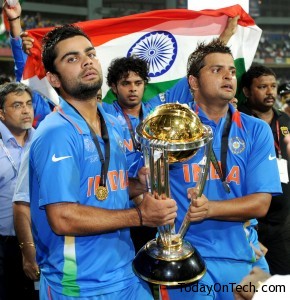 cwc 2011 cup kohli raina gi