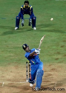 cwc 2011 final dhoni hitting six gi