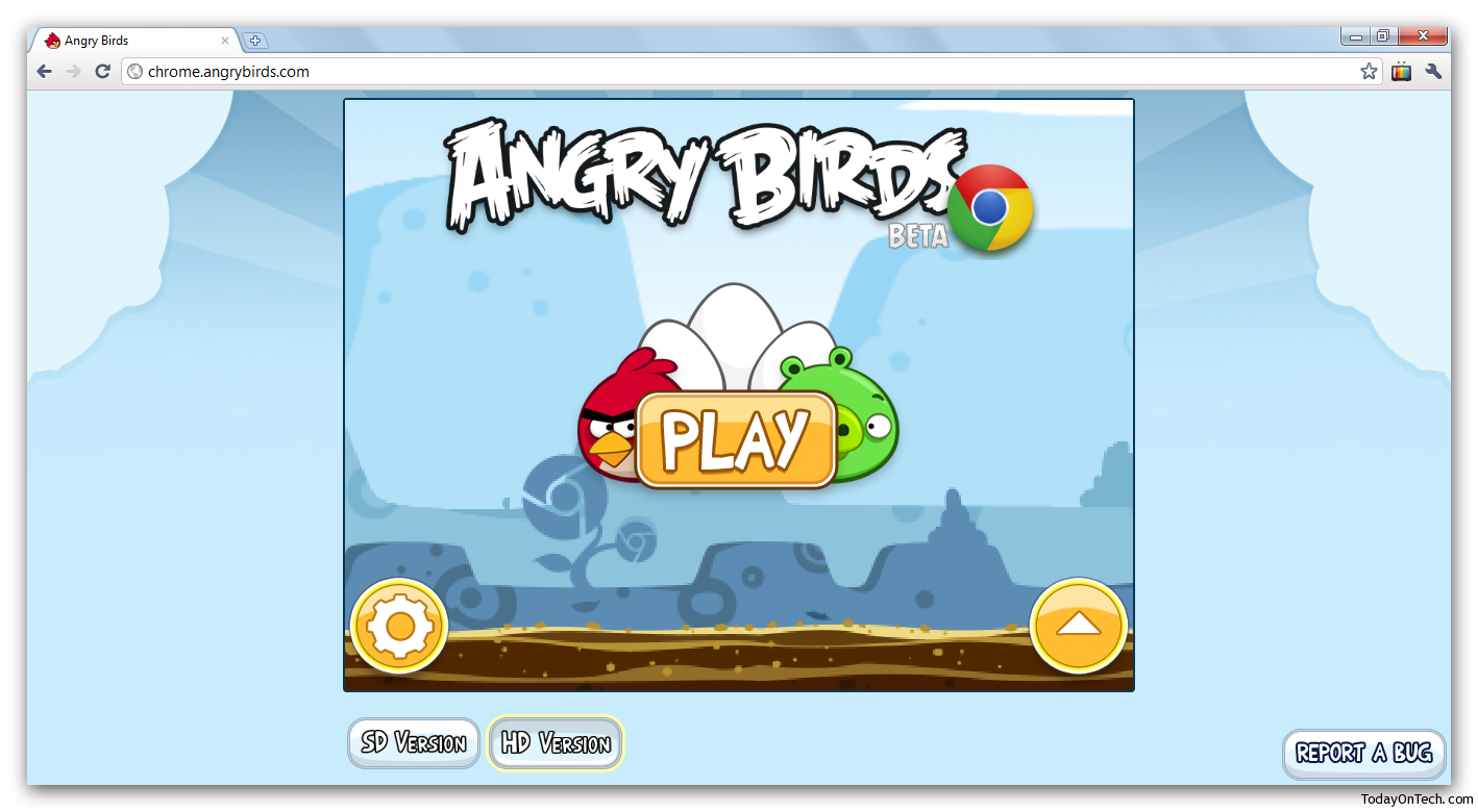 no chromecast button on angry birds friends