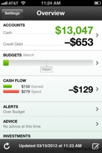 Mint App for iPhone