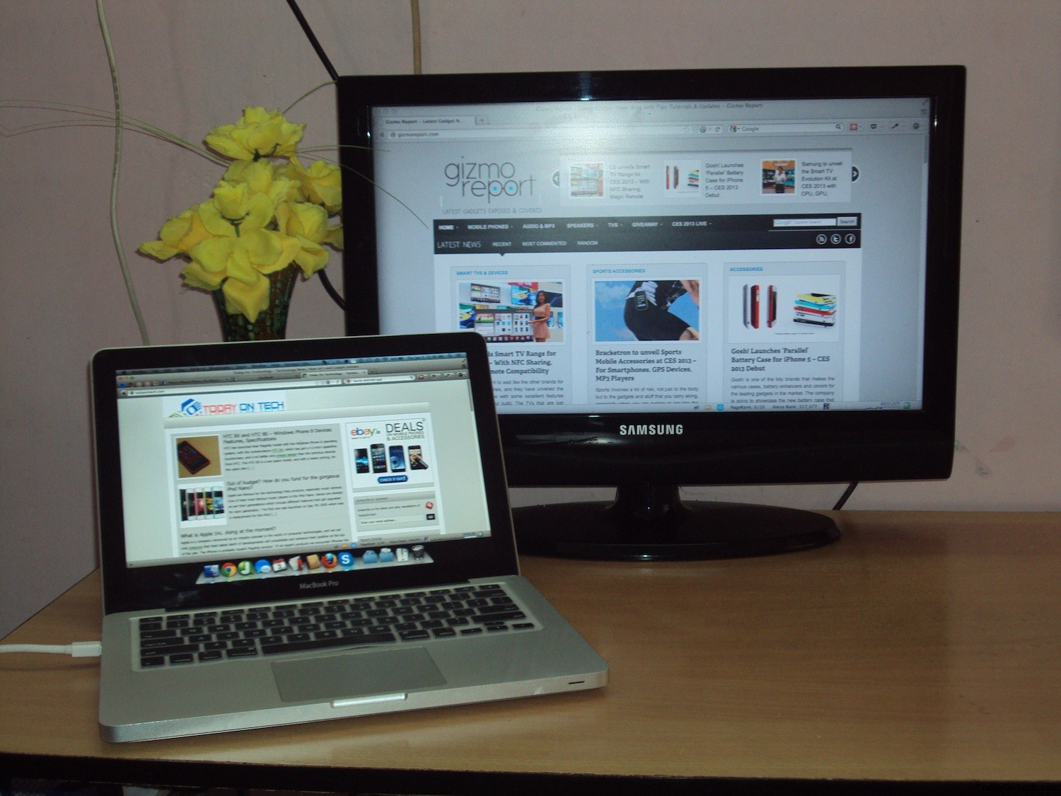 how to make two laptops dual screen