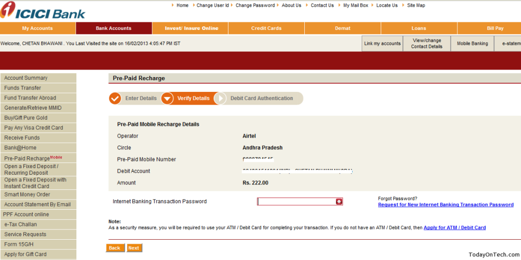 how-to-recharge-your-mobile-using-icici-internet-banking-option