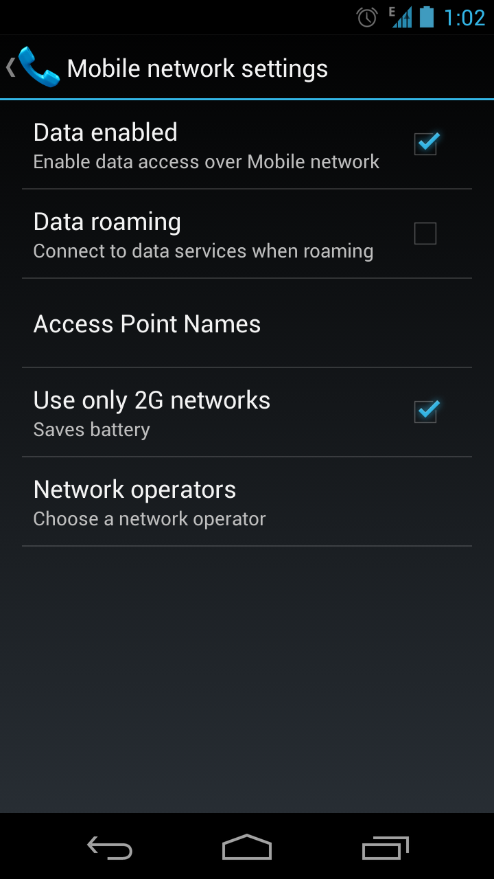 btc mobile internet settings