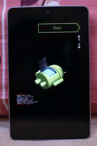 Google Nexus 7 Fastboot Mode