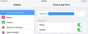 Setting iTunes App Store