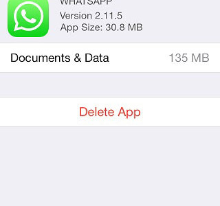 Delete WhatsApp Cache