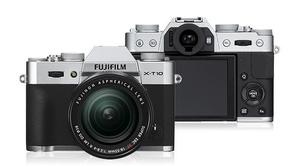 Fujifilm X-T10 Camera, front and back look